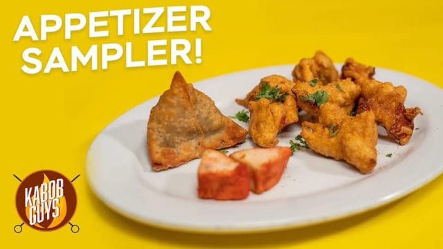 Kabob Guys Appetizer Sampler.